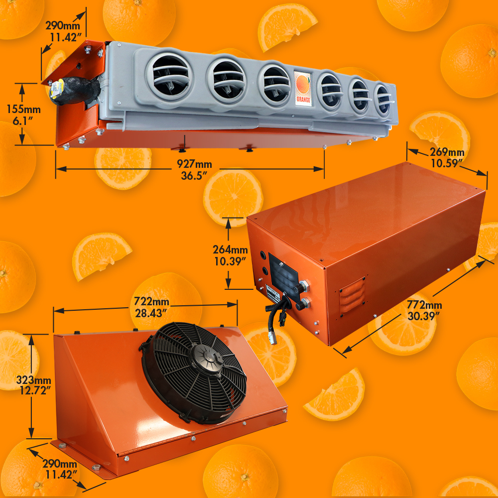 orange air conditioner